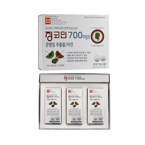 동방제약 징코민 700mg정 - 700mg x 60정 x 3개(126g), 3개, 0.7g