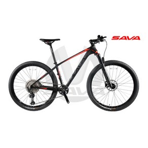 [사바코리아] 사바 토치 8.1 XT 12단 29인치 카본 MTB 자전거 2022, Matte Black/Red, 19, 1개