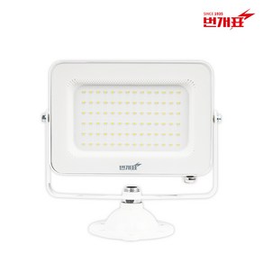 번개표 LED 슬림 투광등 투광기 50W 화이트 주광색, 1개