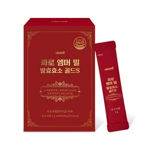 비웰 파로 엠머 밀 발효효소 골드S 3g x 30포 1박스, 90g