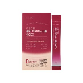 [리얼그램] 콜린 미오이노시톨 4000 x 30포 1박스, 150g, 1개