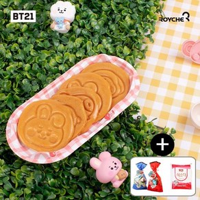 (소다 150g + BT21 선물 포장지 2개 증정) BT21 달고나 세트 설탕 뽑기 키트 국자 누르개 만들기 풀세트 7종 세트