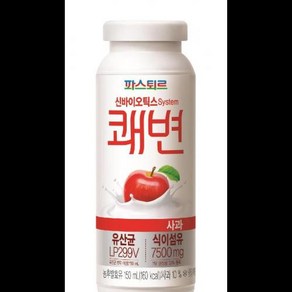 마시는요구르트(저당) 쾌변 사과 파스퇴르 150ML, 20개