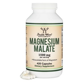 더블우드 Magnesium Malate 1500mg 캡슐, 420정, 1개