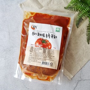 국내산 유기농 토마토 농축퓨레 1kg, 1개