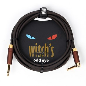 Witchs - Odd Eye 악기용 케이블 1.5m Black (OD-150L BK), *, *, 1개