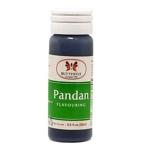 Butterfly Pandan Flavoring Extract 0.8 Oz.(25 ml) 버터플라이 판단 향료 추출물 0.8온스(25ml)