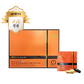 에르비아 HERVIA 남성건강기능식품 쏘팔메토 옥타코사놀 아연 전립선 건강 [원산지:미국 30포 1개월분], 1박스, 90정
