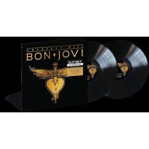 LP 본 조비 Bon Jovi Geatest Hits 블랙 컬러 바이닐