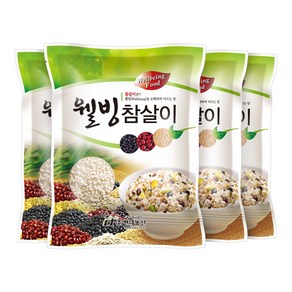 현대농산 국산 찹쌀 1.2kg (300gX4봉), 4개