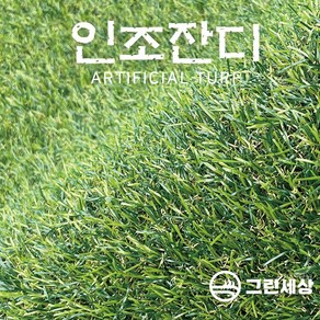 그린세상 국내생산 방염 무독성 조경용인조잔디 28mm CX2800 1M x 5M 1.5평시공 테라스 정원 마당 옥상조경 베란다 실내실외 강아지애견 롤매트 인공잔디 잔디카페트, CX2800 방염, 고정폭1M x 길이5M, 1개