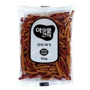 아침애간식 애견용 버거, 오리고기버거, 40개