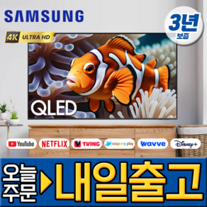 삼성 65인치 QLED 4K UHD 스마트TV 65Q60, 방문설치, 벽걸이형