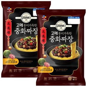 CJ제일제당 CJ 고메 중화짜장 760g x 2봉 (4인분)