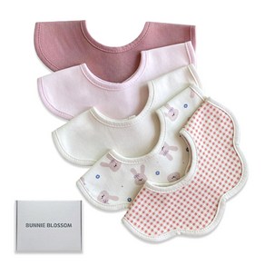 오브앙주 아기 턱받이 어린이집 준비물 출산 선물세트 롤링 침받이 baby bib