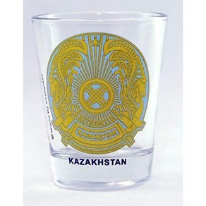 Kazakhstan Coat Of Ams Shot Glass, 혼합색상, 1개