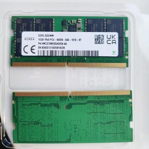 품질보증 SK 하이닉스 RAM HMCG78MEBSA095N PC5-4800B 16GB 노트북 메모리 DDR5 4800 1RX8 1 개, 1개