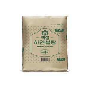 [CJ] [G] 백설 하얀설탕15kg, 1개, 15kg