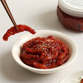 3대맛찬 냉면 고명 명태회 명태살 무침 양념, 500g, 1개