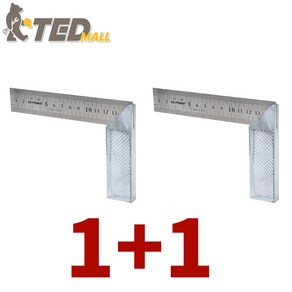 [TED MALL 1+1 무료배송] 스틸 미니 직각자 15CM, 2개