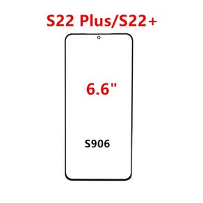 전면 패널 LCD 디스플레이 외부 유리 및 OCA 삼성호환 갤럭시 S23 S21 FE S10E S22 플러스 S20 S10 라이트 유리 수리 부품, S22PLUS, 1개
