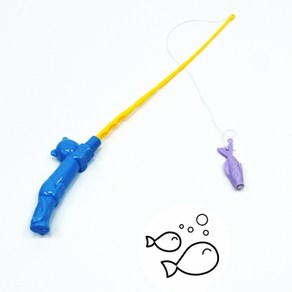 (35cm 야옹이) 자석 낚싯대 물고기 낚시놀이, 1개