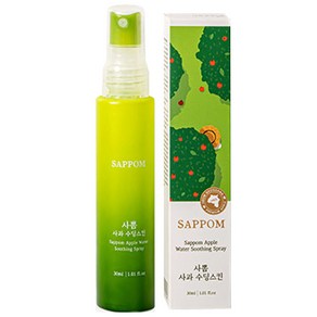 하늘호수 휴대용 사뽐 사과 수딩 스킨, 30ml, 1개