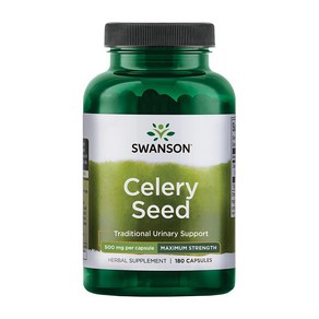 Swanson 셀러리 씨드 500 mg 180 캡슐, 180정, 1개