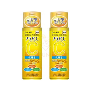 멜라노CC 집중케어 화이트닝 스킨토너 화장수 170ml 산뜻한타입 X 2개