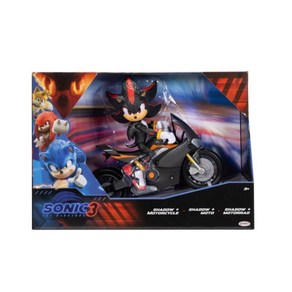 JAKKS Pacific Sonic 3 Shadow 관절형 12.7cm5인치 액션 피규어 오토바이 포함 핫템 잇템, JAKKS Pacific Sonic 3 Shadow 관, 1개