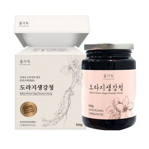 올가득 도라지생강청650g 도라지와 생강의 환상조합, 650g, 1개입, 1개