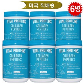 [6] Vital Poteins Collagen Peptides 바이탈 프로틴 콜라겐 펩타이드 680g X 6개