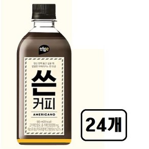 민생쓴커피500ml, 24개, 500ml, 1개입