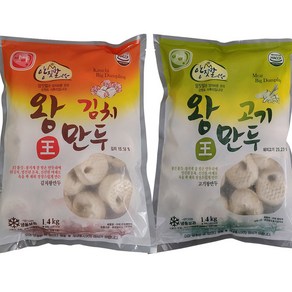 아하 전문점용 왕만두 1.4kg * 2봉 / 고기왕만두 김치왕만두