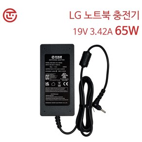 LG 울트라PC 엣지 16U70Q 16UD70Q 노트북 어댑터 케이블 충전기 19V 3.42A 65W, 1개