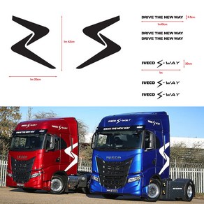 IVECO 이베코 S-way 대형트럭 데칼스티커 한대분 풀셋트