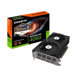 기가바이트 지포스 RTX 4060 WINDFORCE OC D6 8GB 피씨디렉트.