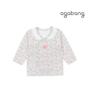 아가방 이게왠꽃이야 징코배내저고리 (PINK) 01O7170555 잔꽃무늬 패턴의 배냇저고리로 러블리한 우리아기 첫 옷을 찿는분께 추천드려요