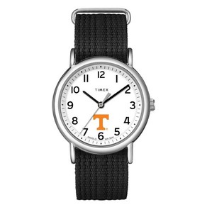 타이맥스 Timex 유니 위켄더 38mm 시계 슬립 스루 싱글 레이어 스트랩 포함 네브래스카 콘허스커스