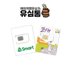 필리핀여행유심칩 자동개통 LTE 데이터 핫스팟 세부 보라카이 보홀 4일 매일1GB, 필리핀 스마트 매일500MB, 3일1.5GB(500MB/일), 1개