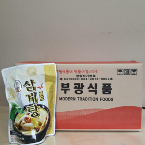 부광 대빵 골드삼계탕 레토르트 1kg 1박스-15개 보양식 즉석요리 간편식 식자재 업소, 15개