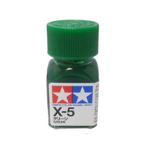 (80005) 타미야 에나멜 도료 X-5 그린 유광 10ml