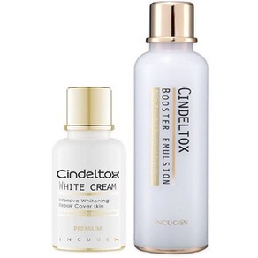 신델톡스 화이트크림 부스터 에멀젼 2종세트 cindeltox white ceam pemium 50g booste emulsion 120ml, 1개