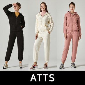 [KT알파쇼핑][ATTS:All The Time Spots]엣츠 24FW 여성 플리스 상하의 셋업