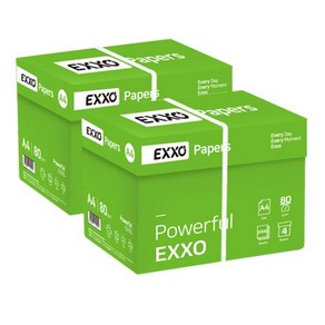 [엑소] (EXXO) A4 복사용지(A4용지) 80g 2BOX(4000매)