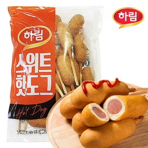 하림 웰 스위트 핫도그, 1kg, 1개