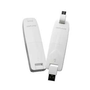 에듀플레이어 휴대용 와이파이 공유기 ELR24 USB-A USB-C 듀얼젠더 LTE라우터 윈도우다이렉트연결, 1개