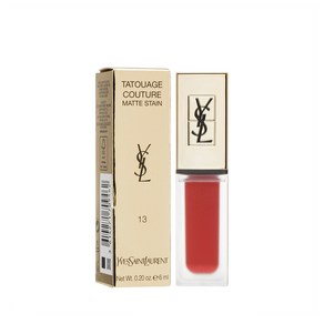 입생로랑 따뚜아쥬 꾸뛰르 매트 스테인 틴트, 1개, 6ml, 13호 트루 오렌지