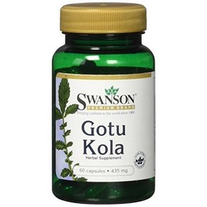 Swanson Gotu Kola 435 Milligams 60 Capsules Swanson 고투 콜라 435 밀리그램 60 캡슐, 60정, 1개