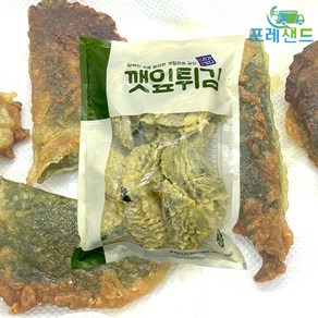 냉동 깻잎튀김 깻잎전 깻잎 대용량 분식집 사이드메뉴